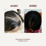 avant/après cheveux